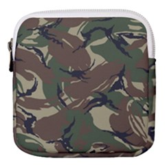 Camouflage Pattern Fabric Mini Square Pouch