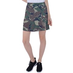 Camouflage Pattern Fabric Tennis Skirt