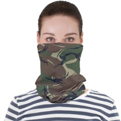 Camouflage Pattern Fabric Face Seamless Bandana (Adult)