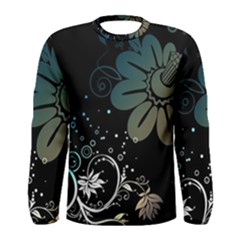 Flower Abstract Desenho Men s Long Sleeve T-shirt by Bedest