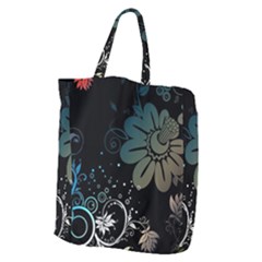 Flower Abstract Desenho Giant Grocery Tote by Bedest