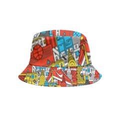 Just Do It Pattern Bucket Hat (kids)