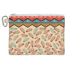 Ethnic-tribal-pattern-background Canvas Cosmetic Bag (xl)