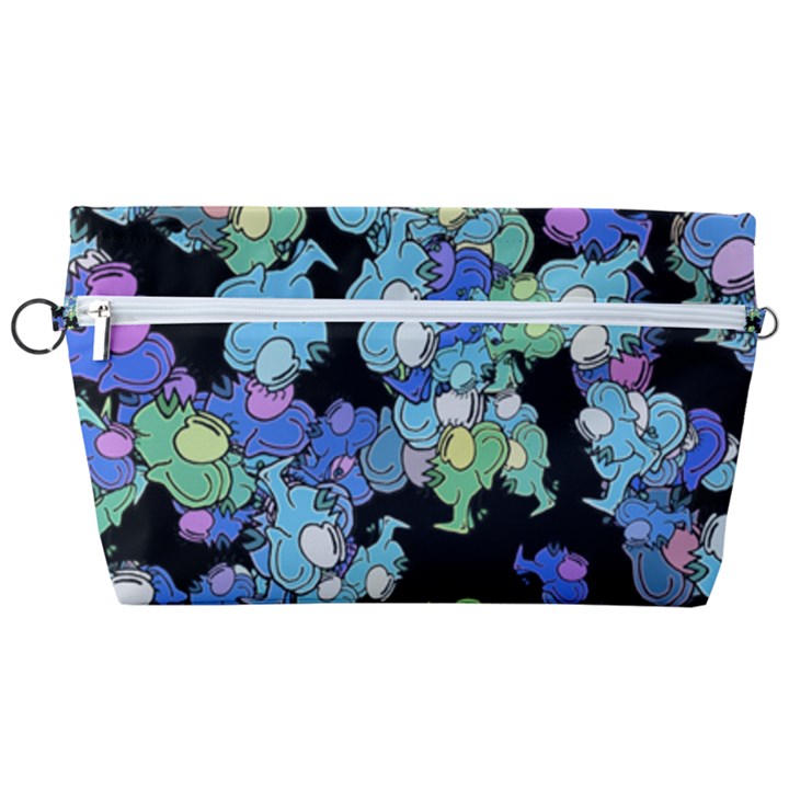 Chromatic Creatures Dance Wacky Pattern Handbag Organizer