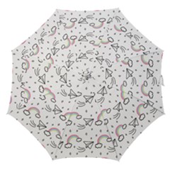 Cute Art Print Pattern Straight Umbrellas by Ndabl3x