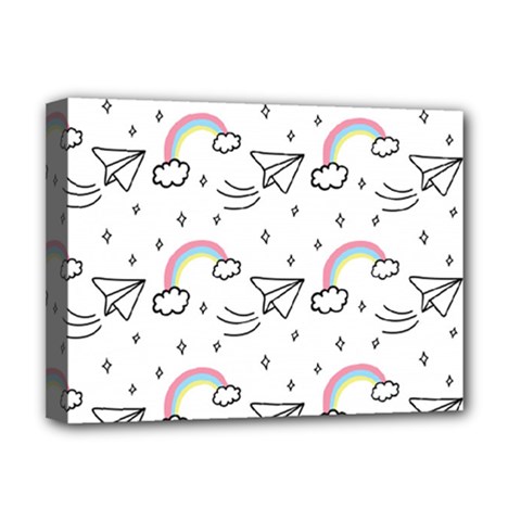 Cute Art Print Pattern Deluxe Canvas 16  X 12  (stretched) 