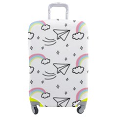 Cute Art Print Pattern Luggage Cover (medium)