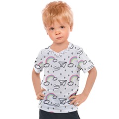 Cute Art Print Pattern Kids  Sports T-Shirt