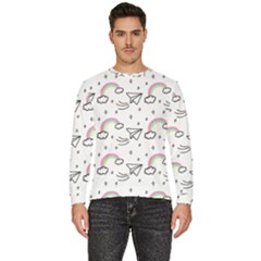 Cute Art Print Pattern Men s Fleece Sweatshirt