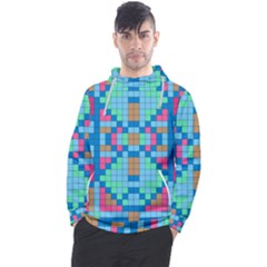 Checkerboard Square Abstract Men s Pullover Hoodie
