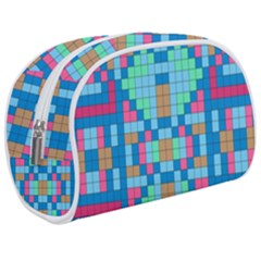 Checkerboard Square Abstract Make Up Case (Medium)