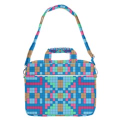 Checkerboard Square Abstract MacBook Pro 13  Shoulder Laptop Bag 