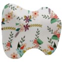 Floral Backdrop Pattern Flower Head Support Cushion View3