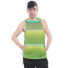 Pattern Banner Background Dot Set Men s Sleeveless Hoodie