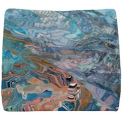 Abstract Delta Seat Cushion by kaleidomarblingart