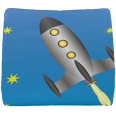 Rocket Spaceship Space Travel Nasa Seat Cushion