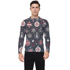 Christmas Decoration Winter Xmas Men s Long Sleeve Rash Guard by Ravend