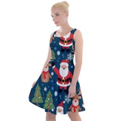 Christmas Decoration Knee Length Skater Dress