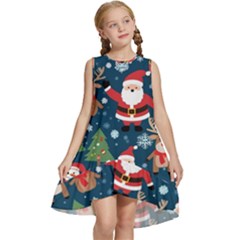 Christmas Decoration Kids  Frill Swing Dress