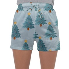 Christmas Trees Time Sleepwear Shorts