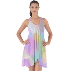 Abstract Background Texture Show Some Back Chiffon Dress