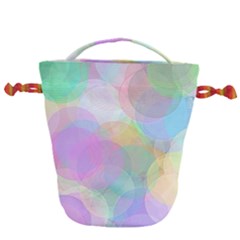 Abstract Background Texture Drawstring Bucket Bag