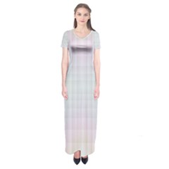 Seamless Background Abstract Vector Short Sleeve Maxi Dress