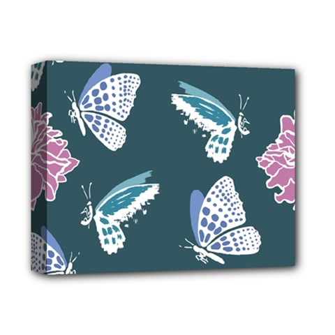 Butterfly Pattern Dead Death Rose Deluxe Canvas 14  X 11  (stretched)