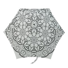 Mandala Drawing Dyes Page Mini Folding Umbrellas