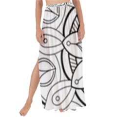 Mandala Drawing Dyes Page Maxi Chiffon Tie-Up Sarong