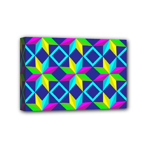 Pattern Star Abstract Background Mini Canvas 6  X 4  (stretched)