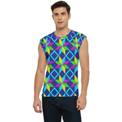 Pattern Star Abstract Background Men s Raglan Cap Sleeve T-shirt