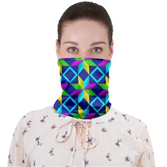 Pattern Star Abstract Background Face Covering Bandana (adult)