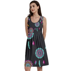 Dreamcatcher Seamless American Classic Skater Dress by Ravend