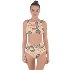 Dreamcatcher Pattern Pen Background Bandaged Up Bikini Set 