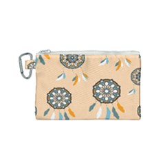 Dreamcatcher Pattern Pen Background Canvas Cosmetic Bag (small) by Ravend