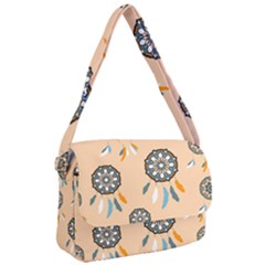 Dreamcatcher Pattern Pen Background Courier Bag by Ravend