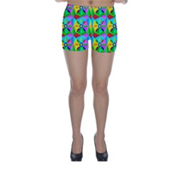 Star Texture Template Design Skinny Shorts