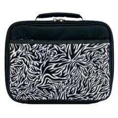 Flames Fire Pattern Digital Art Lunch Bag by Ravend