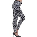 Flames Fire Pattern Digital Art Lightweight Velour Leggings View4