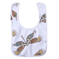 Pattern Dragonfly Background Baby Bib