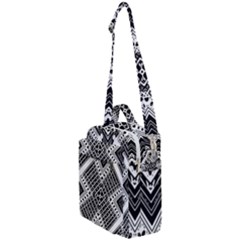 Pattern Tile Repeating Geometric Crossbody Day Bag by Ravend