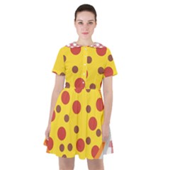 Pizza Table Pepperoni Sausage Sailor Dress