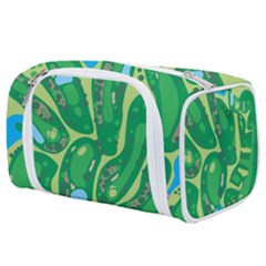 Golf Course Par Golf Course Green Toiletries Pouch by Ravend