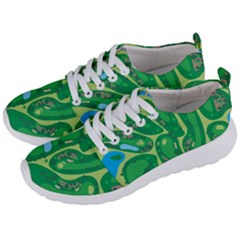 Golf Course Par Golf Course Green Men s Lightweight Sports Shoes