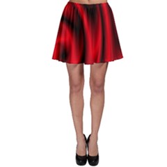 Background Red Color Swirl Skater Skirt