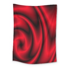 Background Red Color Swirl Medium Tapestry