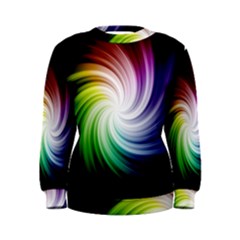 Rainbow Swirl Twirl Women s Sweatshirt