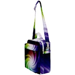 Rainbow Swirl Twirl Crossbody Day Bag by Ravend