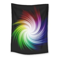 Rainbow Swirl Twirl Medium Tapestry